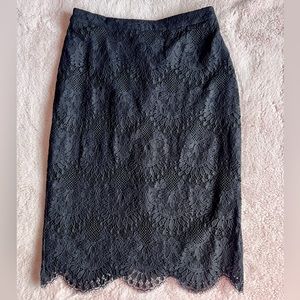 Bebe Black Lace Skirt